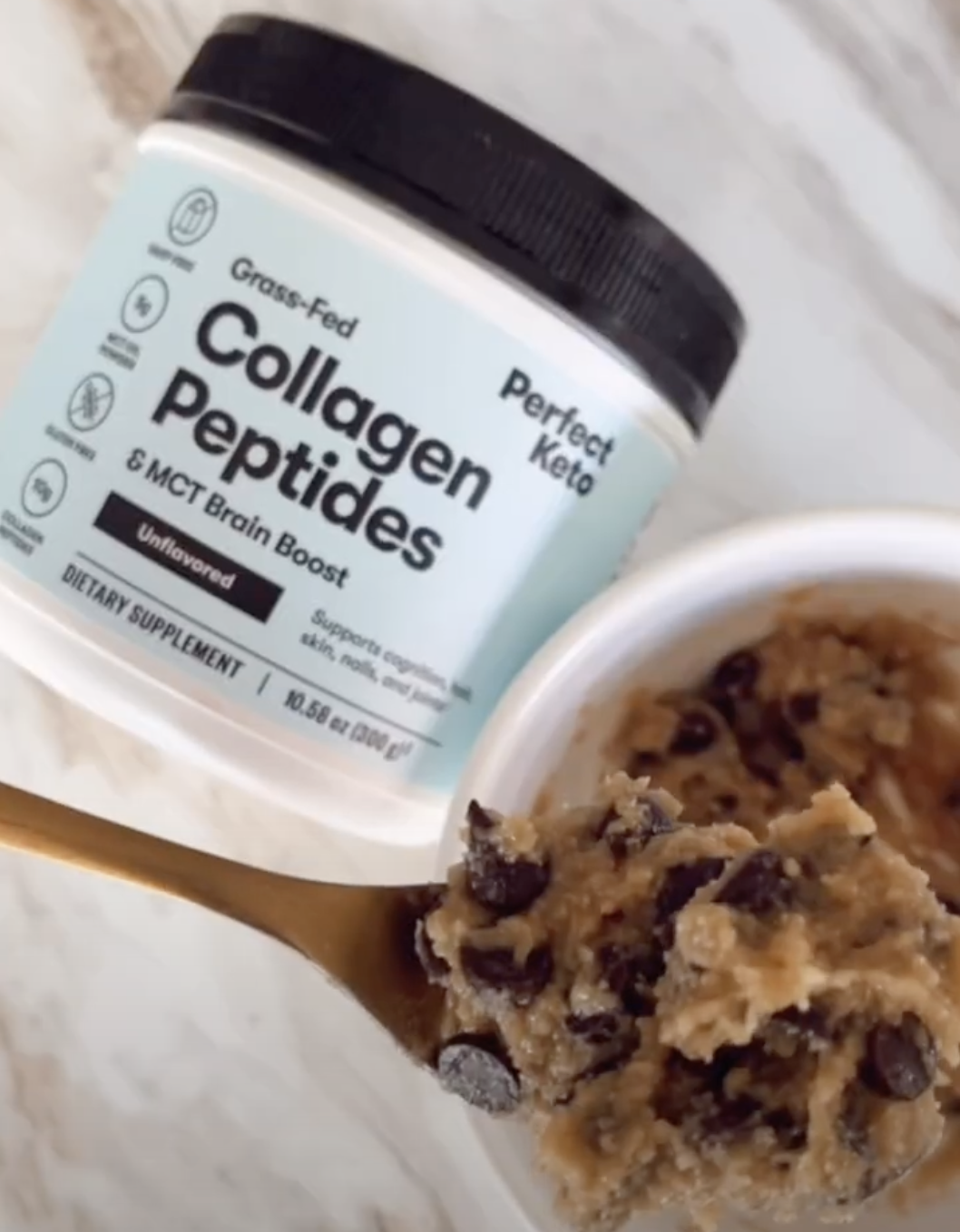Minute Keto Collagen Cookie Dough: Your No-Bake Protein Treat